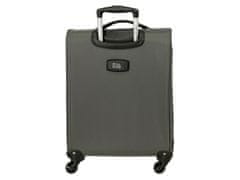 Joummabags Tekstilni potovalni kovček ROLL ROAD ROYCE Grey, 55x40x20cm, 39L, 5019122 (majhen)