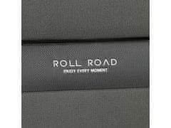 Joummabags Tekstilni potovalni kovček ROLL ROAD ROYCE Grey, 55x40x20cm, 39L, 5019122 (majhen)