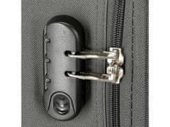Joummabags Tekstilni potovalni kovček ROLL ROAD ROYCE Grey, 55x40x20cm, 39L, 5019122 (majhen)