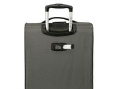 Joummabags Tekstilni potovalni kovček ROLL ROAD ROYCE Grey, 76x48x29cm, 93L, 5019322 (velik)
