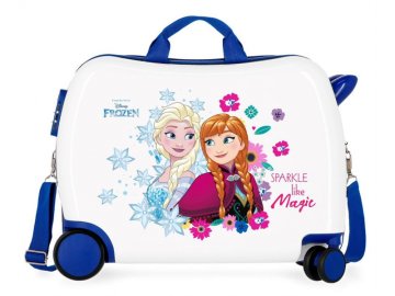 Jada Toys Otroški potovalni kovček na kolesih / otroški voziček DISNEY FROZEN Sparkle, 34L, 2429862