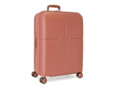 Joummabags PEPE JEANS Highlight Terracota, Potovalni kovček, 70x48x28cm, 79L, 7689226 (srednja doba uporabe)