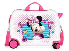 Joummabags Otroški potovalni kovček na kolesih / otroški voziček MINNIE MOUSE Pink, 34L, 2399862