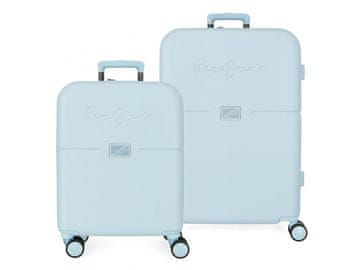 Jada Toys Komplet luksuznih potovalnih kovčkov iz ABS 70cm/55cm PEPE JEANS ACCENT Azul, 7699534