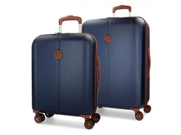 Joummabags EL POTRO Ocuri Marino, Komplet luksuznih potovalnih kovčkov iz ABS 70cm/55cm, 5128926