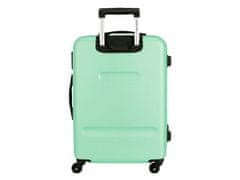 Joummabags ROLL ROAD Flex Turquesa, komplet potovalnih kovčkov ABS, 55-65cm, 584956B
