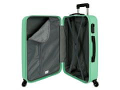 Joummabags ROLL ROAD Flex Turquesa, komplet potovalnih kovčkov ABS, 55-65cm, 584956B