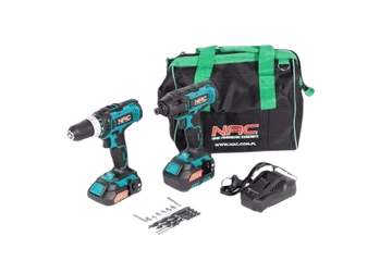 NAC Komplet orodja akumulatorski izvijač + udarni ključ CDB-ID-20V