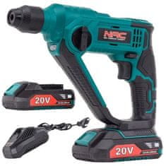 NAC Vrtalno kladivo aku HE-SDS-LI-20V 2Ah