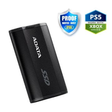 A-Data zunanji SSD 1TB SD810 USB 3.2 USB-C, črn