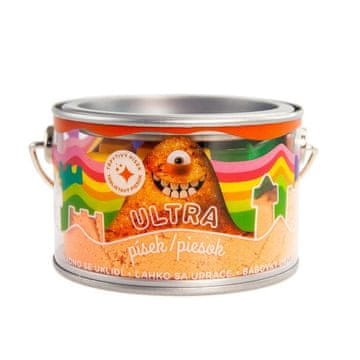 Ultra pesek z bleščicami - oranžna 200g
