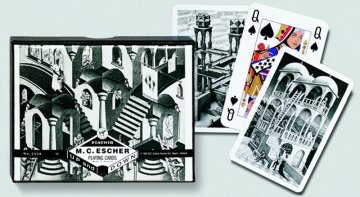 Piatnik Kanasta - Escher, gor in dol