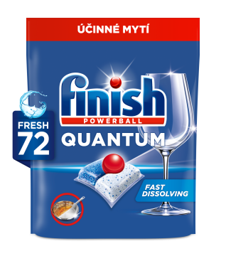 Finish Quantum All in 1 kapsule za pomivalni stroj, 72 kosov