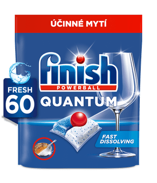 Finish Quantum All in 1 kapsule za pomivanje posode, 60 kosov