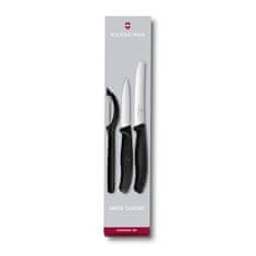 Victorinox Komplet nožev SwissClassic - črn ročaj