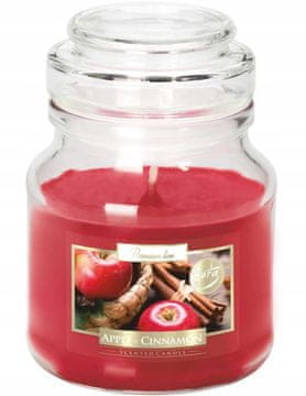 shumee Dišeča sveča v kozarčku Jabolko cimet 7x9,9cm do 28 ur gorenja 120g