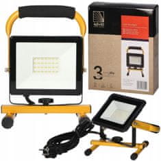 shumee Delovna svetilka na stojalu 30W IP65 2400 lm Nevtralna 4000K Prenosna