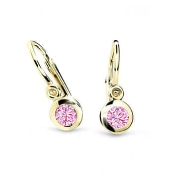 Cutie Jewellery Zlati otroški uhani C1537-10-X-1