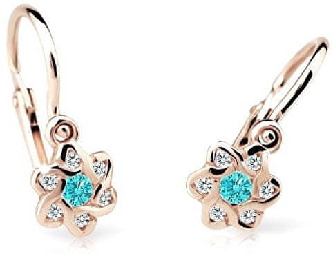 Cutie Jewellery Otroški uhani iz roza zlata C2149-10-X-4