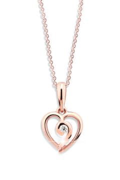 Cutie Jewellery Romantičen obesek iz roza zlata Z6298-1609-40-10-X-4