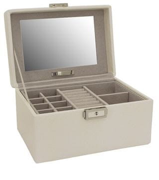 Friedrich Lederwaren Dizajn bež škatla za nakit Milano 20142-9