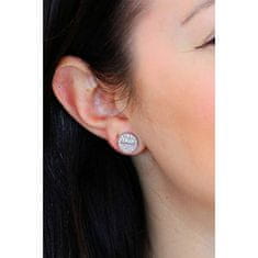 Guess Uhani iz svetlečega jekla Studs Party JUBE02155JWRHT/U