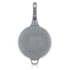 Banquet Globoka ponev z neprijemljivo površino in razpršenim dnom GRANITE 28 cm, pokrov