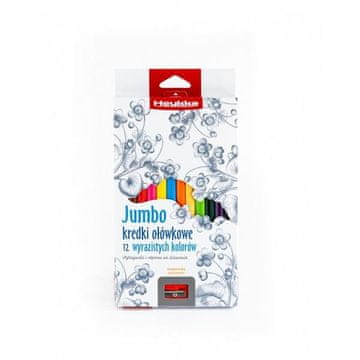 Barvice Heykka Jumbo - z ostrilom, 12 barv