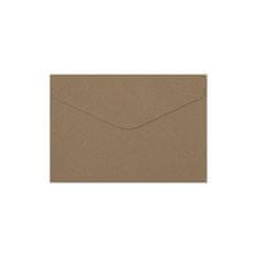 Galeria Papieru Okrasne kuverte Kraft - C6, 120 g, temno bež, 10 kosov