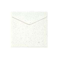 Galeria Papieru Okrasne kuverte Terazzo, 16x16cm, 120 g, bele, 10 kosov