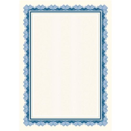 Galeria Papieru Diploma A4 - modri okvir, 170 g/m2, 25 kosov