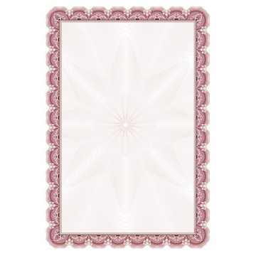 Galeria Papieru Diploma A4 - roza okvir, 170 g/m2, 25 kosov