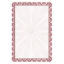 Galeria Papieru Diploma A4 - roza okvir, 170 g/m2, 25 kosov