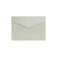 Galeria Papieru Okrasne kuverte Pearl - C6, 150 g, srebrna, 10 kosov