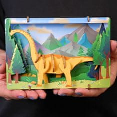 EscapeWelt 3D lesena sestavljanka Brontosaurus