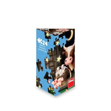 Dino ŽIVALI NA KMETIJI 24 Trikotna sestavljanka