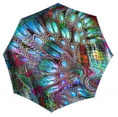 Doppler Ženski zložljivi dežnik Fiber Magic Pavone