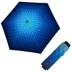 Doppler Ženski zložljivi dežnik Carbonsteel Mini Slim Fusion blue