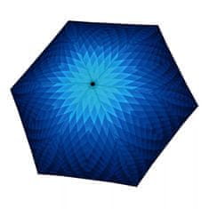 Doppler Ženski zložljivi dežnik Carbonsteel Mini Slim Fusion blue
