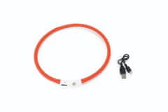 Karlie USB Visio Light LED ovratnica za polnjenje 70cm rdeča KAR