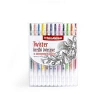 Heykka Twist voščenke - v plastiki, raztegljive, 12 kosov