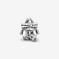 Pandora Srebrna perla Camel 798927C00