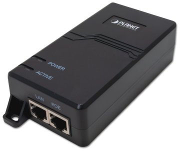 Planet POE-163 PoE injektor IEEE802.3at, 30W, 1000Base-T, stenska montaža