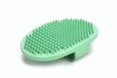 Beeztees Ovalni čopič zelene barve 13x9cm