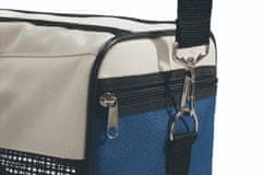 Beeztees Potovalna torba kremno modra 43x25x27cm