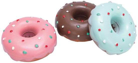 Karlie Igrača za pse Donut lateks 12cm mešane barve KAR