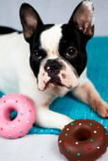 Karlie Igrača za pse Donut lateks 12cm mešane barve KAR