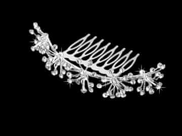 Glavnik za lase s kristali, kristalom