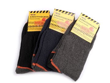 Moške bombažne delovne nogavice (velikost 43-46) mešanica (3 pari)