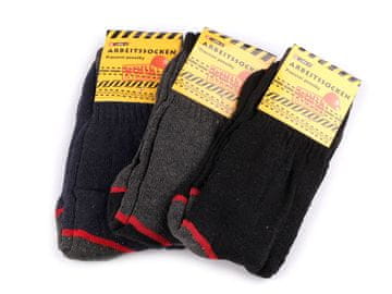 Moške bombažne delovne nogavice - (velikost 39-42) mešanica (3 pari)